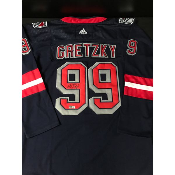 WAYNE GRETZKY SIGNED NEW YORK RANGERS JERSEY ACE COA