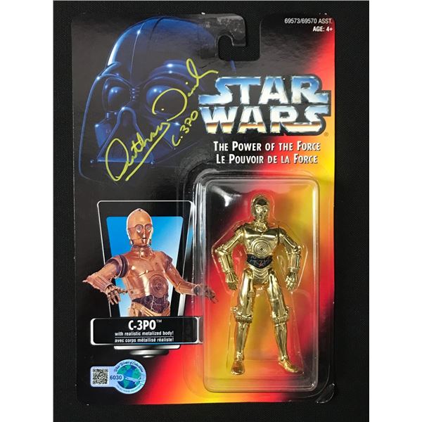 ANTHONY DANIELS SIGNED C3P0 ACTION FIGURE - WWOC COA