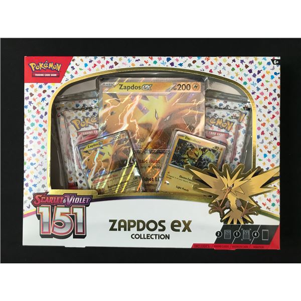 POKEMON TCG SCARLET & VIOLET 151 ZAPDOS EX SEALED COLLECTION