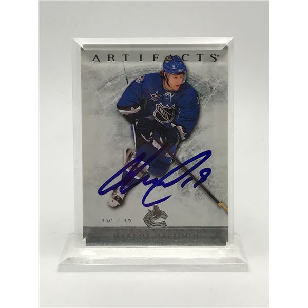 MARKUS NASLUND SIGNED TRADING CARD