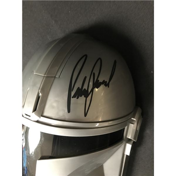 PEDRO PASCAL SIGNEDF MANDALORIAN HELMET - KB COA