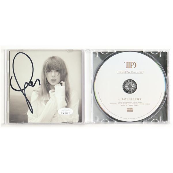 TAYLOR SWIFT SIGNED CD INSERT CITH CD JSA COA