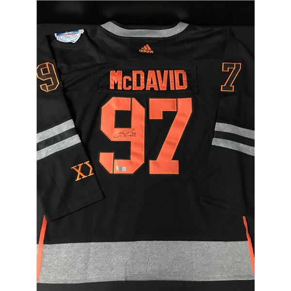 CONNOR MCDAVID SIGNED TEAM NORTH AMERICA  JERSEY ACE COA