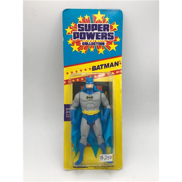 VINTAGE MINT ON CARD SUPER POWERS COLLECTION BATMAN ACTION FIGURE IN ORIGINAL PACKAGING