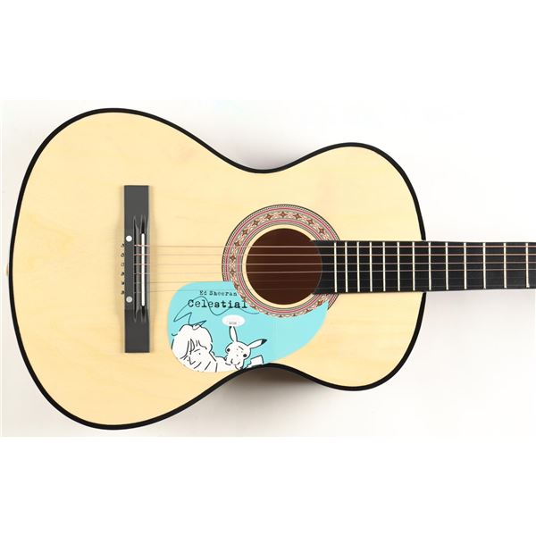 ED SHEERAN SIGNED ACOUSTIC GUITER JSA COA
