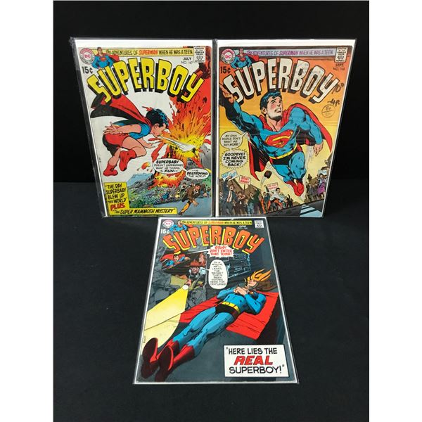 LOT OF 3 SUPERBOY COMICS (DC COMICS)