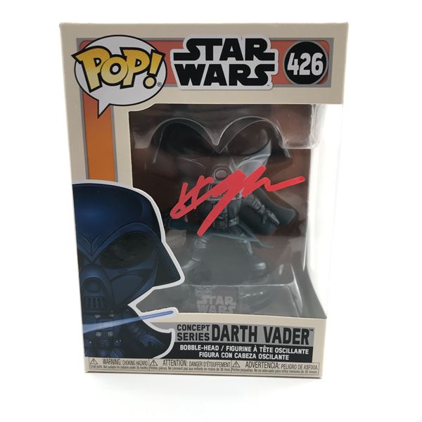 HAYDEN CHRISTENSEN SIGNED DARTH VADER FUNKO POP - WWOC COA