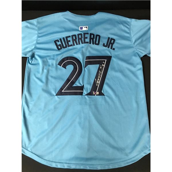 VLADIMIR GUERRERO JR SIGNED TORONTO BLUE JAYS JERSEY - ACE COA