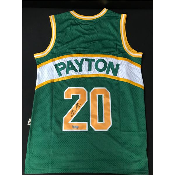 GARY PAYTON SIGNED SEATTLE SUPERSONICS JERSEY - ACE COA