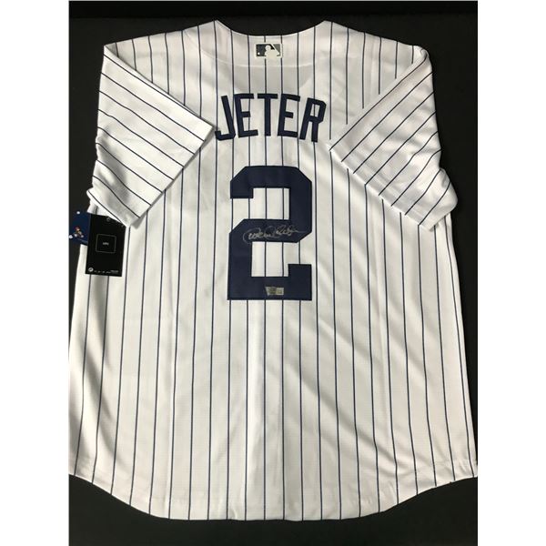 DEREK JETER SIGNED NEW YORK YANKEES JERSEY - ACE COA