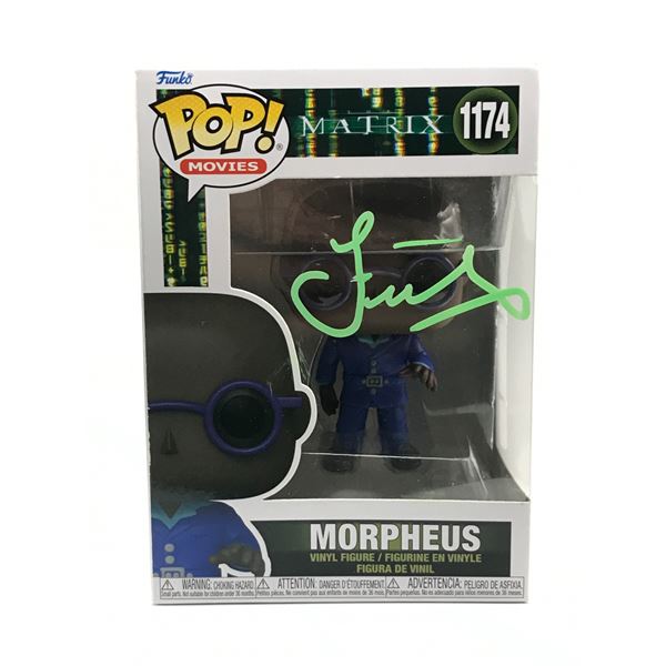 LAWRENCE FISHBURNE SIGNED MORPHEUS FUNKO POP - KB COA