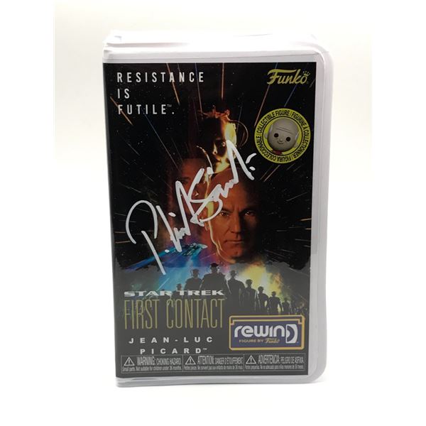 PATRICK STEWART SIGNED STAR TREK FUNKO POP (KB COA)