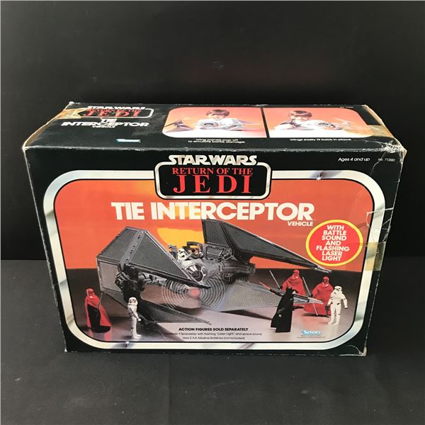VINTAGE COMPLETE STAR WARS RETURN OF THE JEDI THE INTERCEPTOR IN ORIGINAL BOX