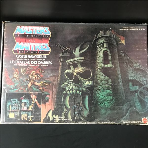 COMPLETE MINT CONDITION MASTERS OF THE UNIVERSE CASTLE GRAYSKULL IN ORIGINAL BOX