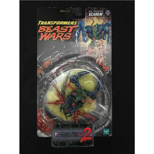 VINTAGE MINT ON CARD TRANSFORMERS BEAST WARS SCAREM IN ORIGINAL PACKAGING