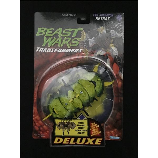 VINTAGE MINT ON CARD TRANSFORMERS BEAST WARS RETRAX IN ORIGINAL PACKAGING