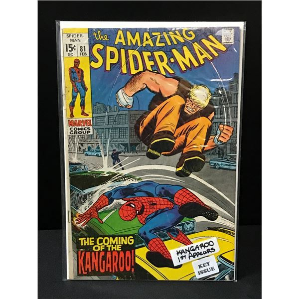 THE AMAZING SPIDERMAN #81 1ST APPEARANCE OF KANGAROO - MARVEL COMICS