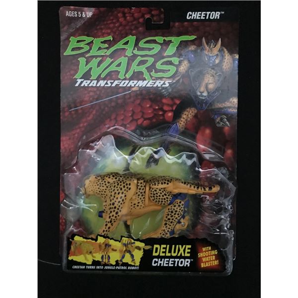 VINTAGE MINT ON CARD TRANSFORMERS BEAST WARS CHEETOR IN ORIGINAL PACKAGING