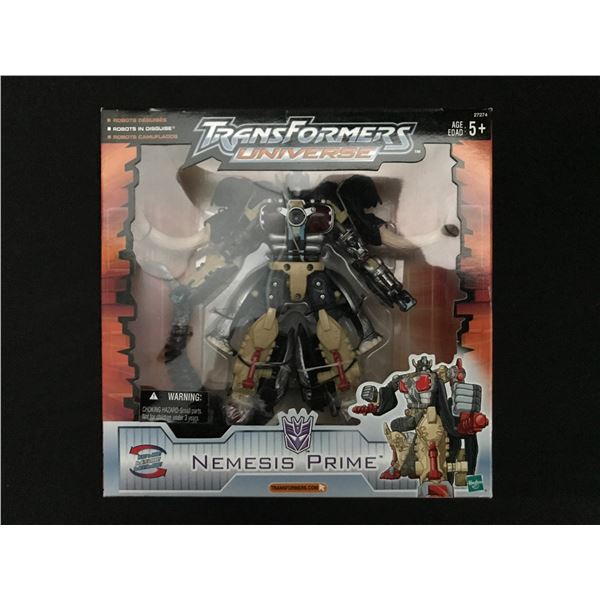 TRANSFORMERS UNIVERSE NEMESIS PRIME IN ORIGINAL PACKAGING