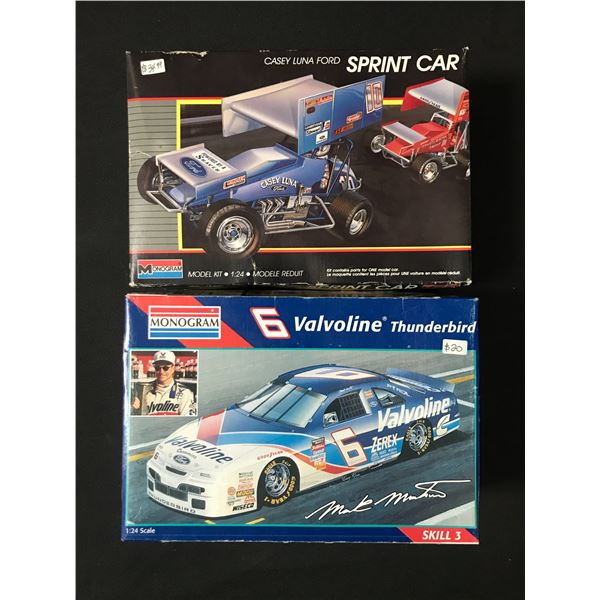 LOT OF 2 MONOGRAM MODEL CAR KITS IN ORIGINAL PACKAGING