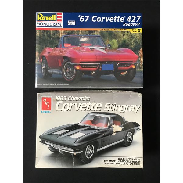 LOT OF 2 MODEL CAR KITS IN ORIGINAL PACKAGING