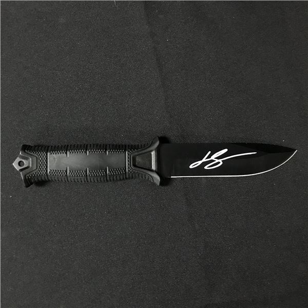 JASON STATHAM SIGNED EXPENDABLES KNIF (CELEBRITY AITHENTICS COA)