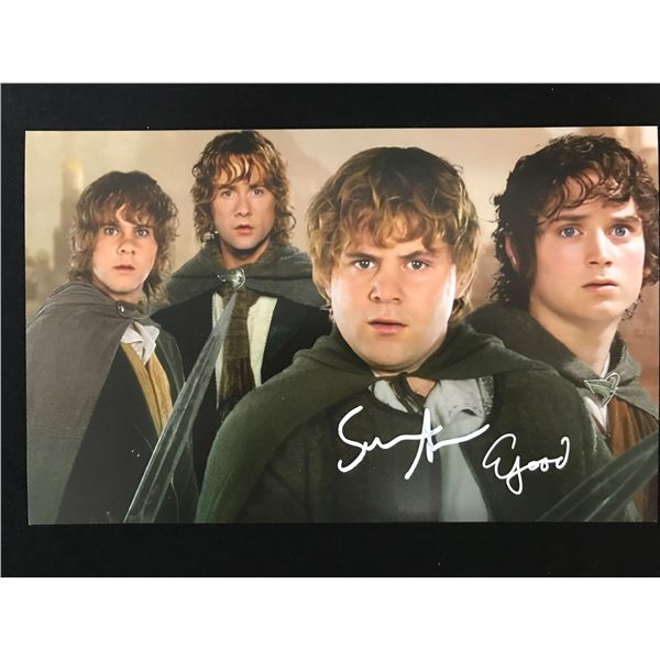SEAN ASTIN AND ELIJAH WOOD DUAL SIGNED LORD OF THE RINGS 8X10 - WWOC COA