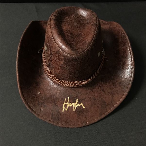 HARRISON FORD SIGNED INDIANA JONES HAT - KB COA