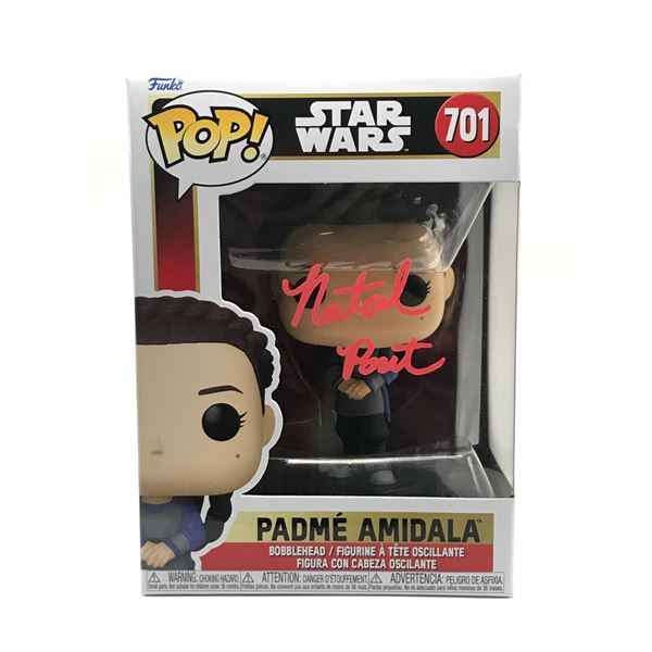 NATALIE PORTMAN SIGNED PADME STAR WARS FUNKO POP - KB COA