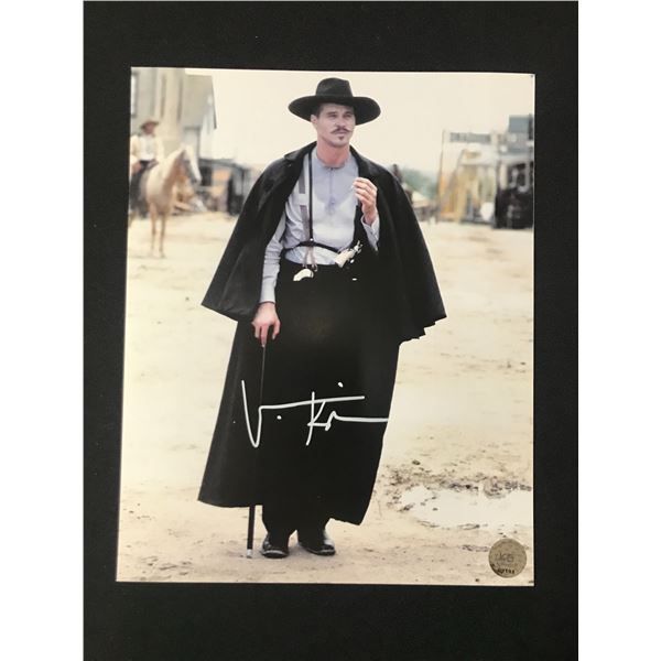 VAL KILMER SIGNED TOMBSTONE 8X10 - KB COA