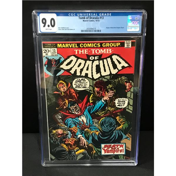 TOMB OF DRACULA #13 - CGC GRADE 9