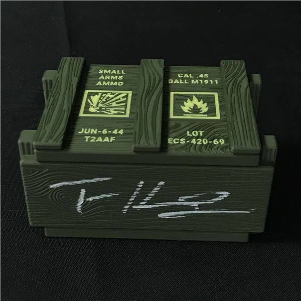 TOM HANKS SAVING PRIVATE RYAN SIGNED AMMO BOX (KB COA)