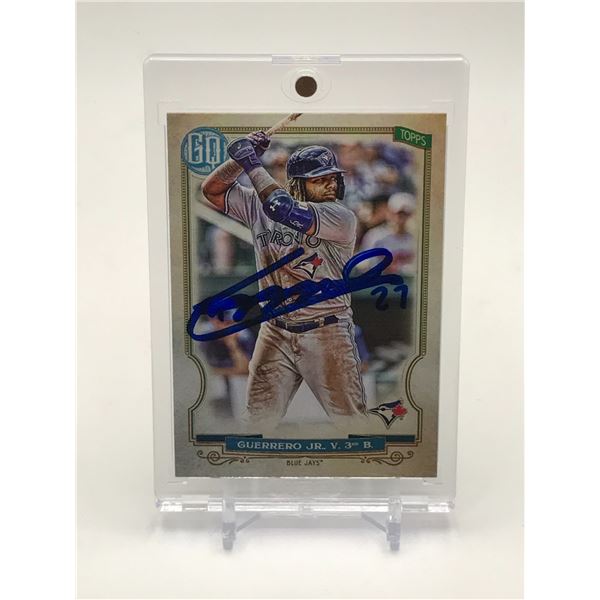 2020 GYPSY QUEEN VLADIMIR GUERRERO JR SIGNED BASEBALL TRADING CARD