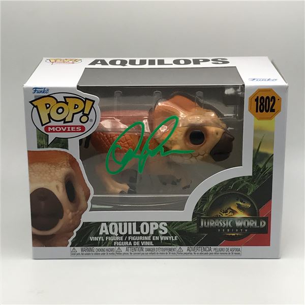 CHRIS PRATT SIGNED JURASSIC PARK FUNKO POP - KB COA