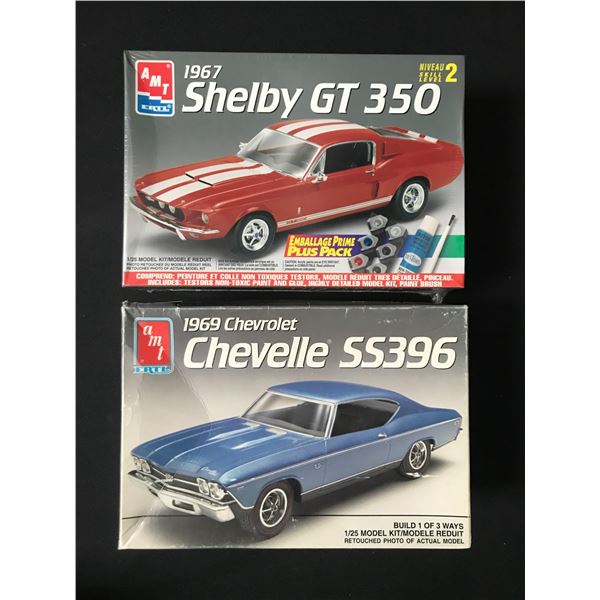 LOT OF 2 AMT MODEL CAR KITS IN ORIGINAL PACKAGING