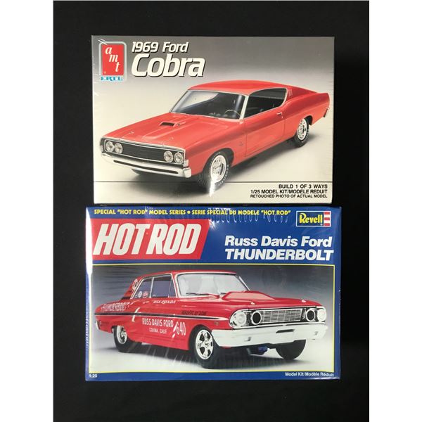 LOT OF 2 MODEL CAR KITS IN ORIGINAL PACKAGING