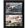 Image 1 : LOT OF 2 MINICRAFT MODEL AIRCRAFT  KITS IN ORIGINAL PACKAGING