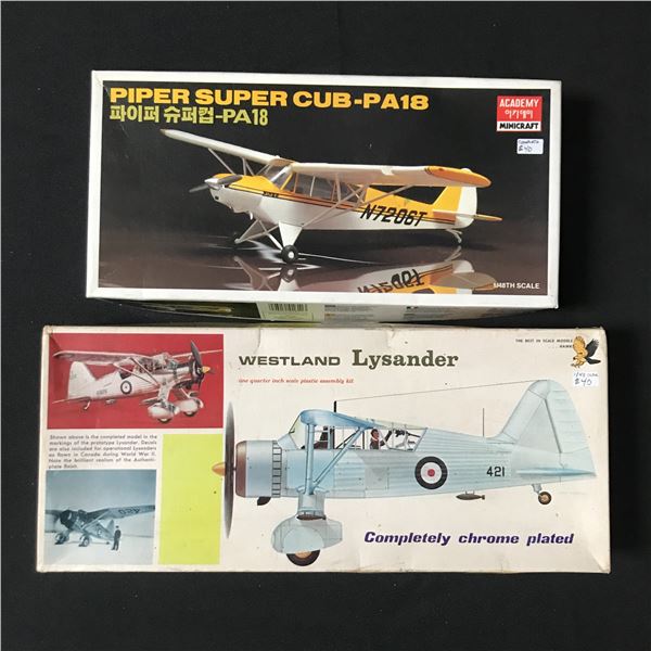 LOT OF 2 MODEL AIRCRAFT  KITS IN ORIGINAL PACKAGING