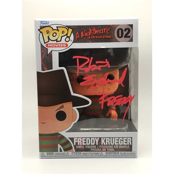 ROBERT ENGLUND SIGNED FREDDY KREUGER FUNKO POP - KB COA