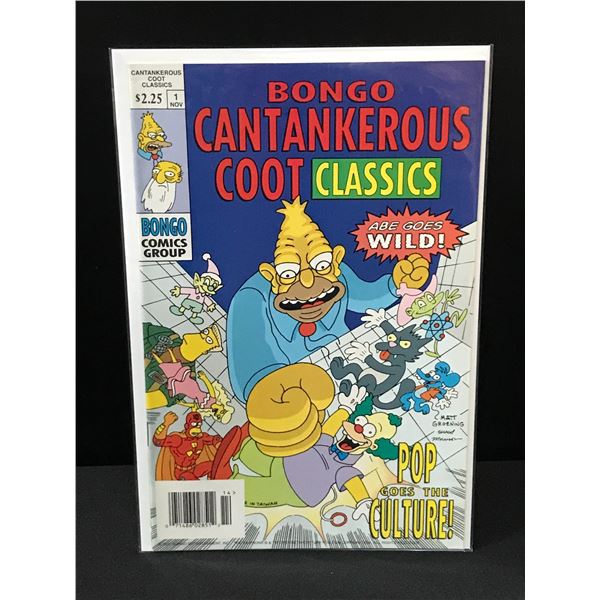 BONGO CANTANKEROUS COOT CLASSICS #1 - BONGO COMICS
