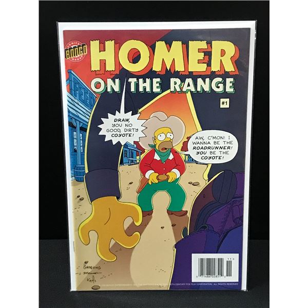 HOMER ON THE RANGE #1 - BONGO COMICS