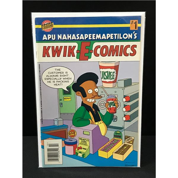 APU NAHASAPEEMAPETILON'S KWIK-E-COMICS #1 - BONGO COMICS