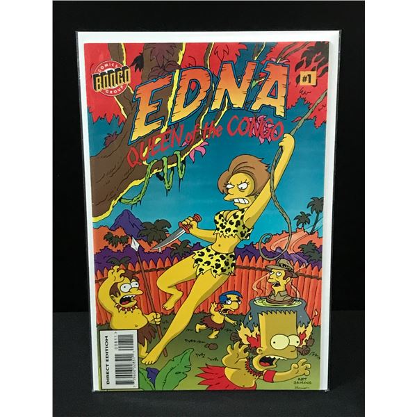 EDNA QUEEN OF THE CONGO #1 - BONGO COMICS