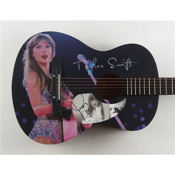 TAYLOR SWIFT SIGNED GUITAR JSA COA