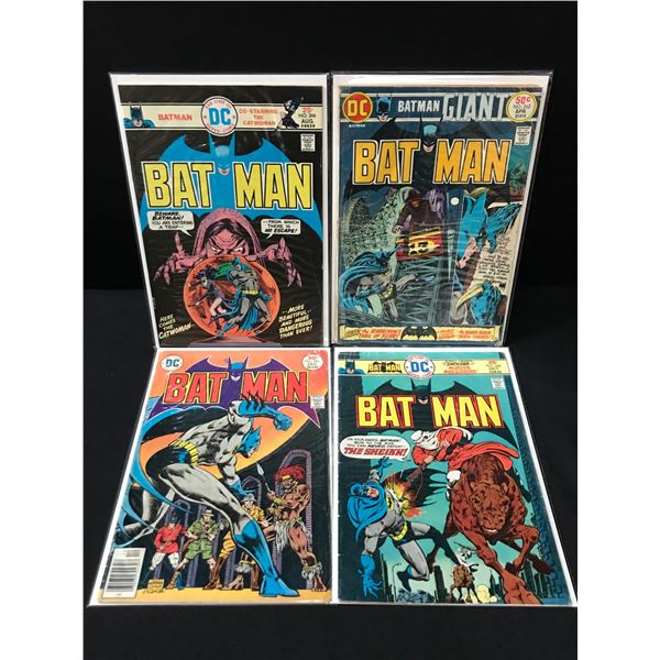 LOT OF 4 BATMAN COMICS - DC COMICS
