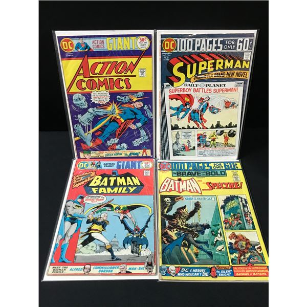 LOT OF 4 DC COMICS