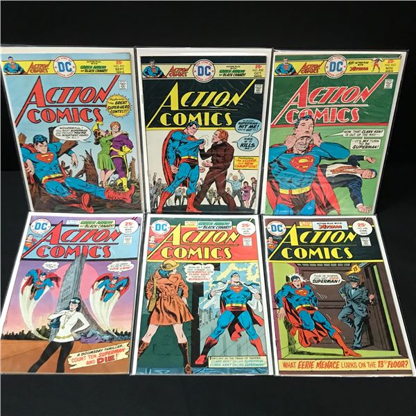 LOT OF 6 ACTION COMICS - DC COMICS