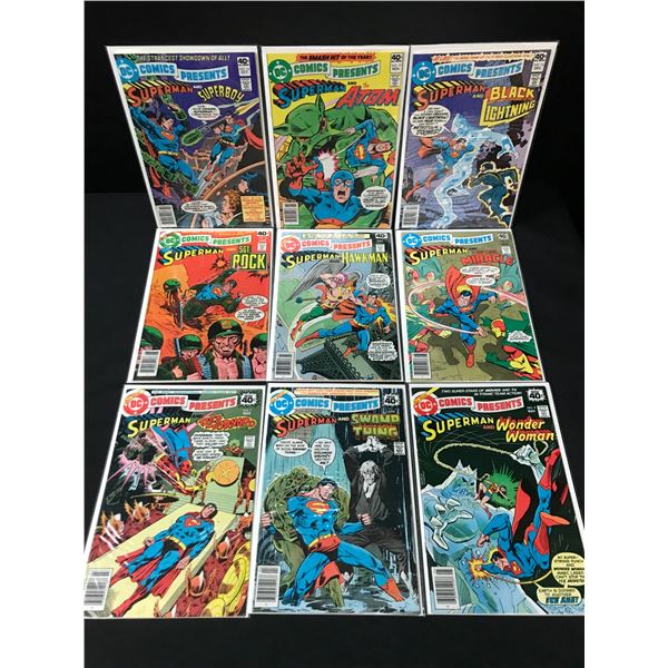 LOT OF 9 DC COMICS PRESENTS - DC COMICS