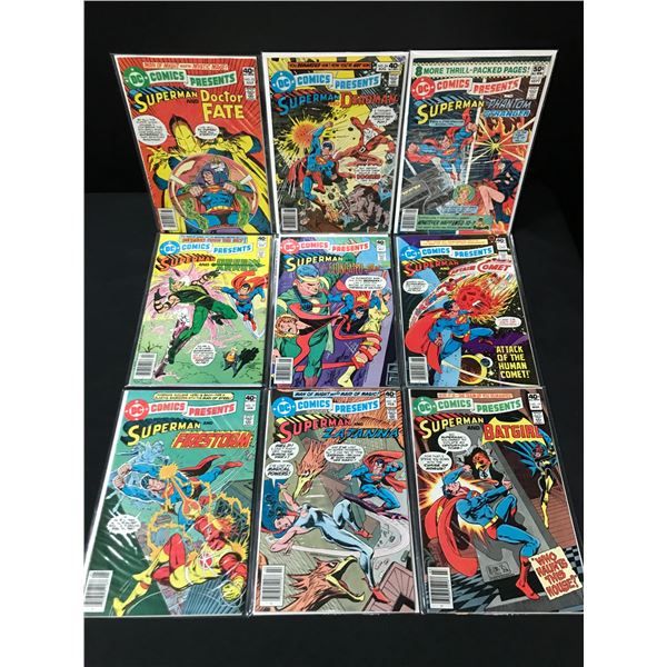 LOT OF 9 DC COMICS PRESENTS - DC COMICS