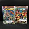 Image 1 : LOT OF 2 INVADERS COMICS - MARVEL COMICS